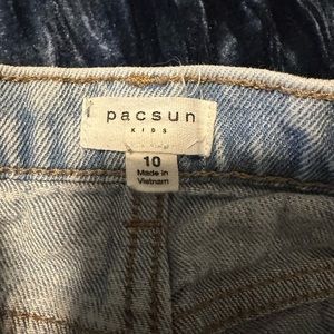 Happy face wide leg jeans from PacSun